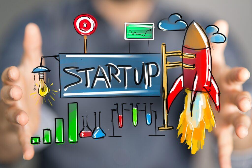 Startup-Grafik mit Wachstumsfokus | Gehaltsabrechnung online